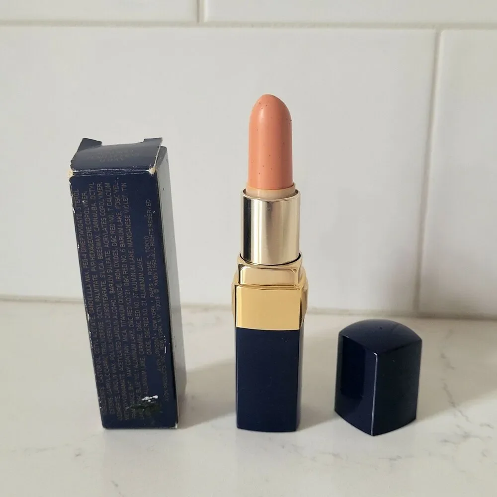 AVON Color Rich Lipstick Instant Mocha Disc Retired Vintage 1993 NEW w BOX